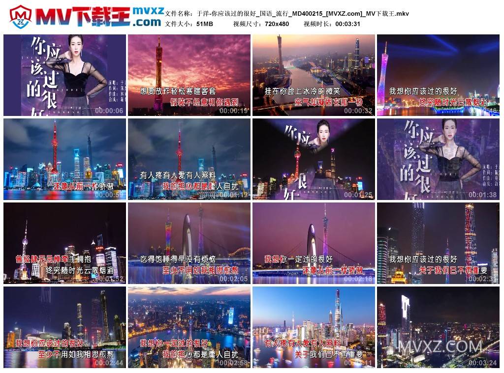 于洋-你应该过的很好_国语_流行_MD400215